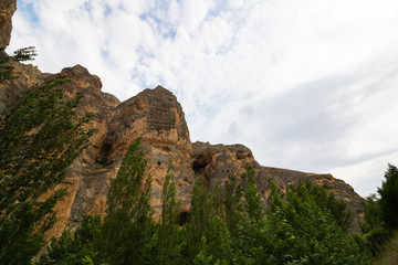 Fototapeta na wymiar view of a canyon (tohma canyon) in Turkey