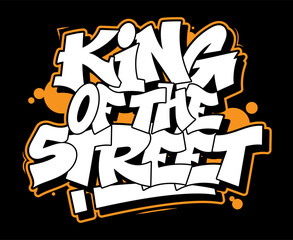 Graffiti style lettering text design © Oleksii