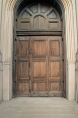 Oak Church Doors