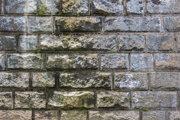 Texture of an old stone wall