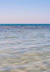 Clear waters of the Aegean sea