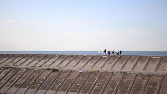 pier on beach Dunkirk