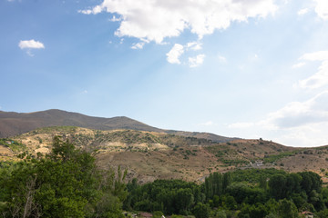 Fototapeta na wymiar view of mountains