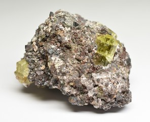 Apatite crystals in Matrix Mexico