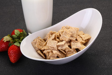 Wheat flakes for breakfast