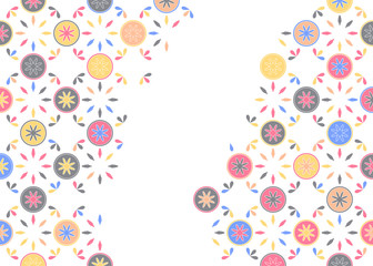 Chinese background card for concept design. Decorative vector border. Calendar poster. Chinese invitation template. Abstract concept graphic element. 2019 happy new year. Happy new year card design.