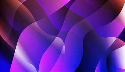 Template Abstract Background With Curves Lines. For Template Cell Phone Backgrounds. Vector Illustration with Color Gradient