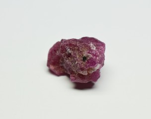 Ruby from Kenya raw gemstone crystal