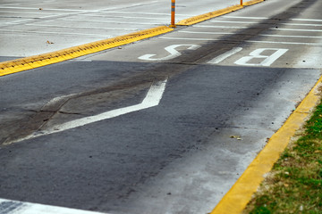 Exclusive lane for buses