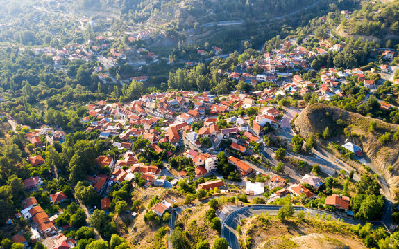 Mediterranean mountain village