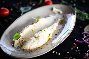 fresh celery puree with home made butter 