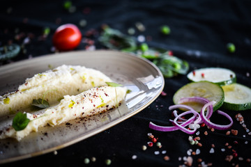 fresh celery puree with home made butter 
