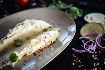 fresh celery puree with home made butter 