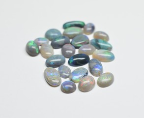 Opal from Australia cabochon cut gemstones