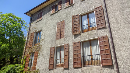 Cosy and beautiful Annecy - city in France with lake and mountains