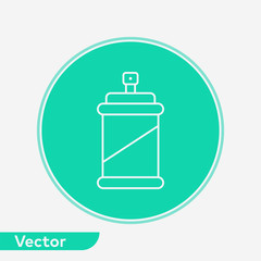 Spray paint vector icon sign symbol