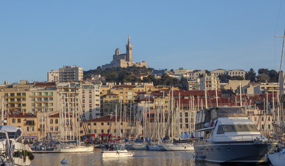 Fototapeta premium Marseille, France, beautiful architecture and amazing views