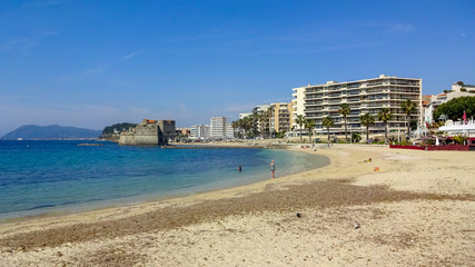 Obraz premium Toulon is an amazing city in France. Beaches and houses