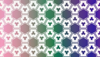 Template Background With Curved Line. Vector Illustration. Abstract Blurred Gradient. For Flyer, Screen, Business Presentation