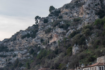 Fototapeta na wymiar View of St. Michael's Church in Berat.
