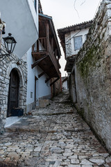 View of the old town of Berat.