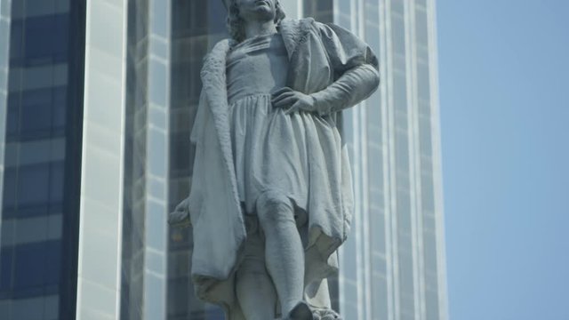 Columbus square in New York City Manhattan