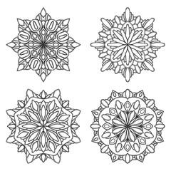 mandala flower illustration vector design