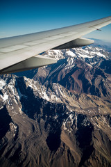 View of Andes mountain range