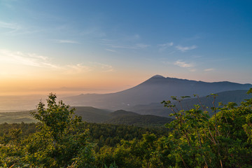 Hachimantai in the early summer morning