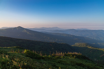 Hachimantai in the early summer morning