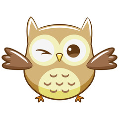 owl vector graphic clipart design
