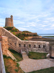Saint-Vaast-la-Hougue, département de la manche en normandie