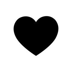 hearth - love icon vector design template