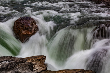 Waterfall in the Mountains