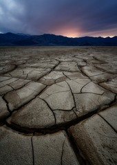 Playa at Sunset in Death Valley