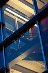 staircase in modern building