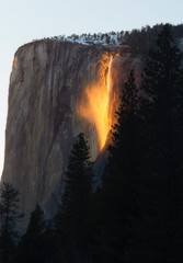Yosemite Fire Falls
