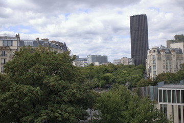 Fototapeta premium Ciel nuageux sur Paris