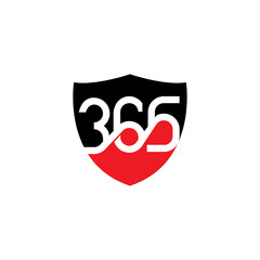 365 safeguard logo design template