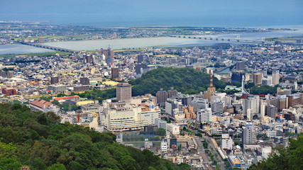 Fototapeta premium 徳島眉山展望台４