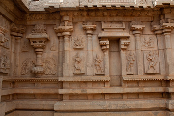 sunset, sun, nature, building, background, sea, texture, light, day, outdoor, yellow, travel, beauty, dusky, water, landscape, view, seashore, sand, waves, tree, coconut, blue, structure, stone, templ