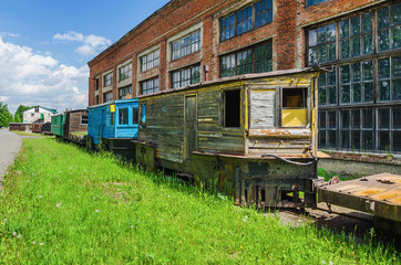 Fototapeta na wymiar Alapaevsk narrow gauge railway
