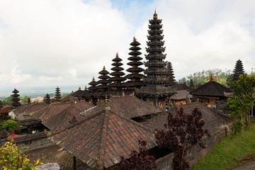 Fototapeta na wymiar Complex of Besakih Temple, Bali, Indonesia