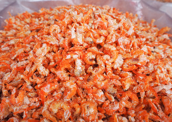 Dried shrimp, preserved seafood