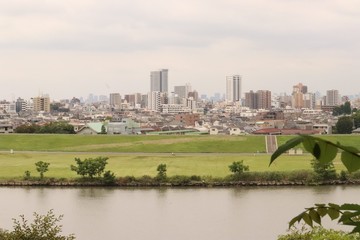 Fototapeta na wymiar 東京江戸川区の景色