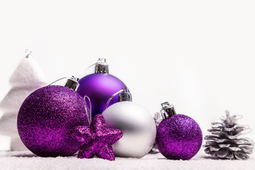 An image with Christmas ornaments.
