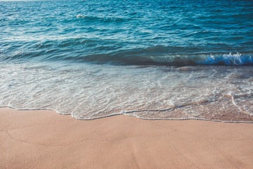 waves on the beach