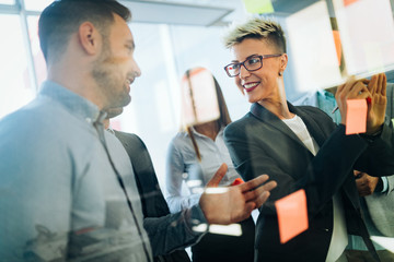 Group of business people collaborating in office