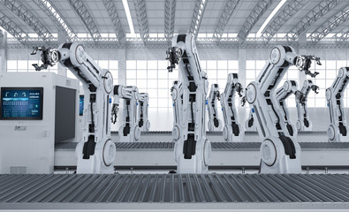 Automation industry concept
