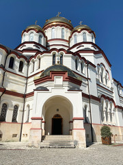 Fototapeta na wymiar New Athos monastery, St. Panteleimon Cathedral. Abkhazia